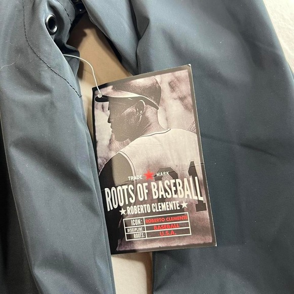New with tags Roots of Baseball Retro Clemente varsity button up jacket size XL - Picture 4 of 8